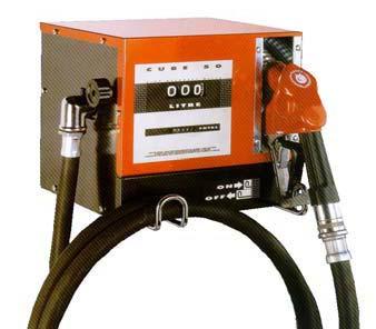 Pompe di travaso Distributori per carburante Diesel I distributori CUBE sono stati sviluppati per rispondere alle esigenze della distribuzione privata di carburante DIESEL (gasolio).