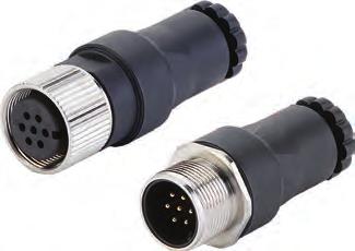 Disponibile su richiesta servizio di crimpatura dei connettori. Field-wireable connectors ML linear motors, LV and LVP actuators are supplied with 300 mm standard cable outlet.