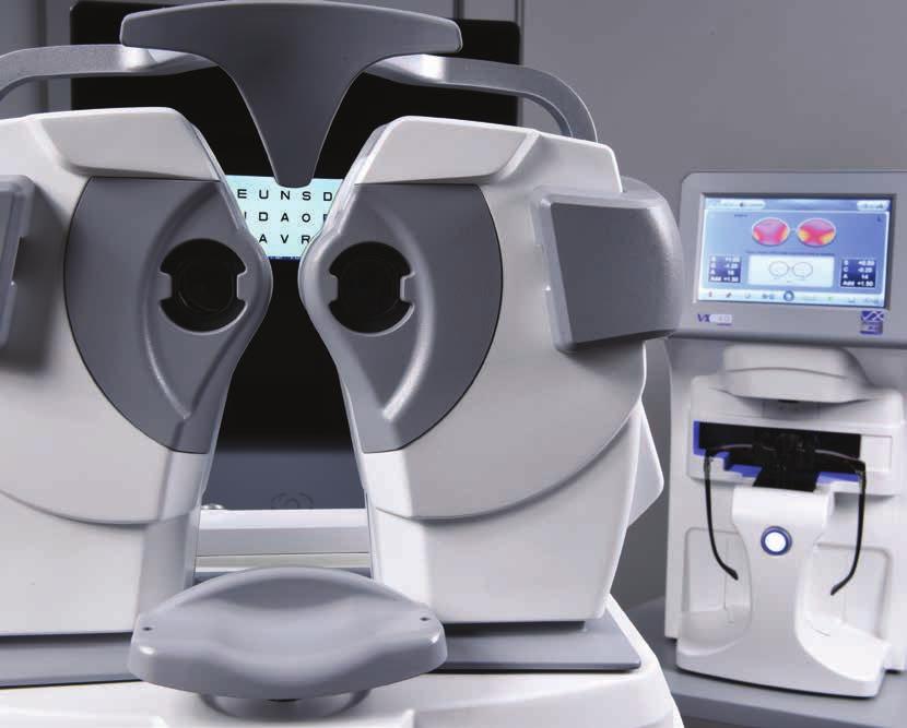 MISURAZIONE BINOCULARE DINAMICA Misurazione automatica ANALIZZATORE VX40 VX40 sposa l automatismo con l elevata precisione delle misurazioni consentendovi di dedicare più tempo ai pazienti e meno