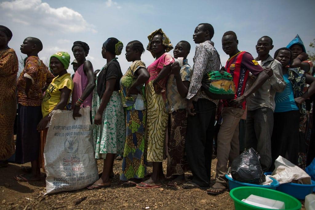 Profughi sudsudanesi ad Arua, in Uganda,