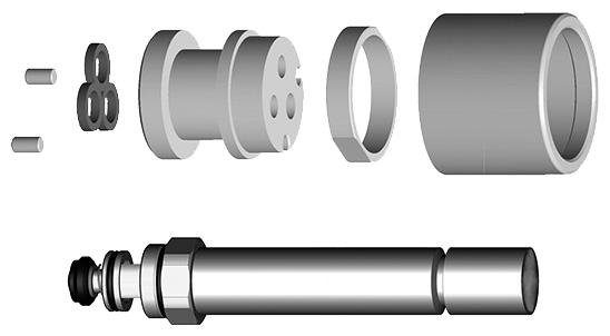 BOX010 CR 41,10 Ø173 Ø20,5 60 25,5 13 Ø48,5 Set esterno miscelatore incasso doccia (2 uscite) completo di: corpo miscelatore piastra