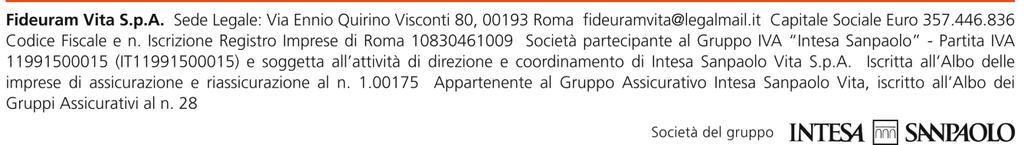 I Fondi Interni sono caratterizzati dall investimento degli attivi prevalentemente in quote di organismi di investimento collettivo del risparmio (OICR) istituiti e gestiti dalle Società scelte dalla