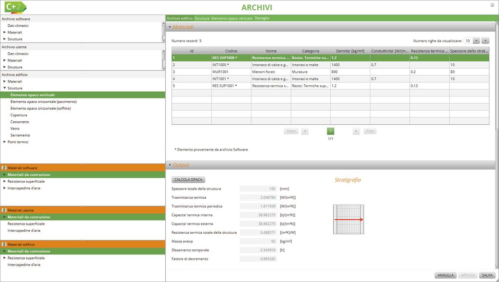 Modulo B Archivi B 22 #B.7_Materiali isolanti ProCal 3.