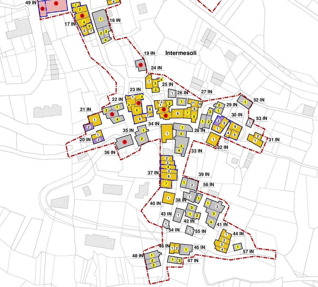 Intermesoli Sud scala 1:1 000 1 1 L elaborato individua, definisce e classifica le modalità di attuazione del, distinguendo gli interventi singoli da quelli in forma associata, nonché gli