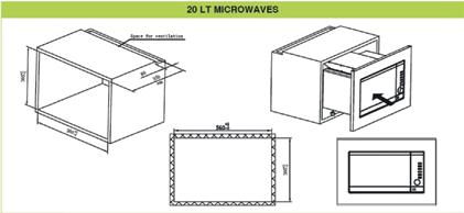 KF-5675 bianco o alluminio LX-9645 nero inox Piani cottura e forni MWO20xp inox 12-13 FORNI MULTIFUNZIONE Forno