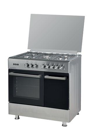 CUCINA MAXIFORNO MULTIFUNZIONE ELETTRICO 699-GE50-6MAXI forno multifunzione elettrico o gas 696-GG50 portabombola - forno gas 4 bruciatori a gas + wok centrale Forno multifunzione elettrico 6