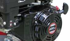 Motori disponibili: Loncin G270-270 cc Loncin G420-420 cc Il dispositivo di taglio (tramoggia a caduta) rende questa macchina particolarmente efficiente.