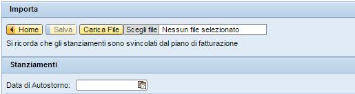 Il numero di Riga presente è lo stesso presente sul file Excel per facilitare eventuali