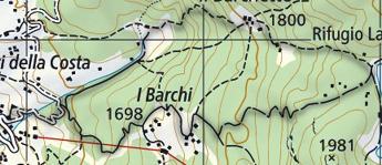 Ci incamminiamo seguendo l ampia strada che conduce alla località Barchi; dopo poco la abbandoniamo per proseguire sul sentiero dell Alpe Paluetto (1622 mslm).
