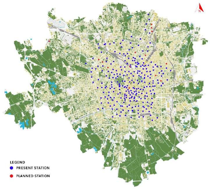 BIKE SHARING STATION BASED Lanciato a Dicembre 2008, BikeMi è il servizio di Bike sharing della città di Milano, un vero e proprio mezzo di trasporto pubblico su due ruote sviluppato da ATM e gestito