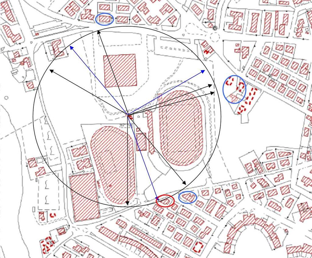 Figura 3 Jesi - Palatriccoli Presso il sito del Palatriccoli sono stati effettuati monitoraggi negli anni precedenti in diverse abitazioni della zona.
