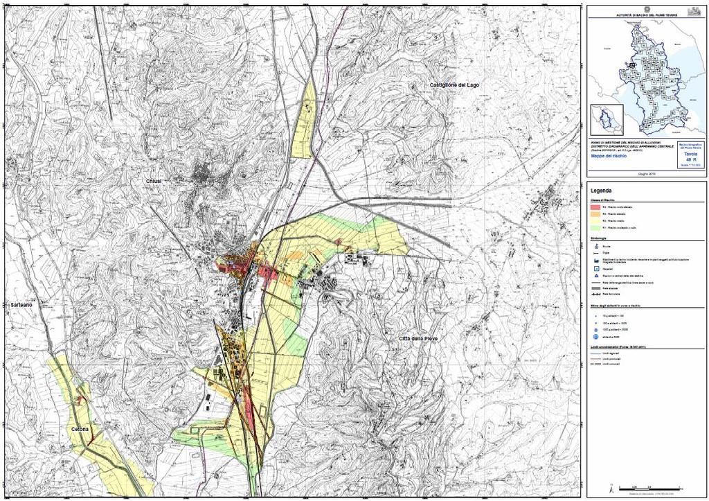 Mappe di Rischio del torrente Astrone, fosso