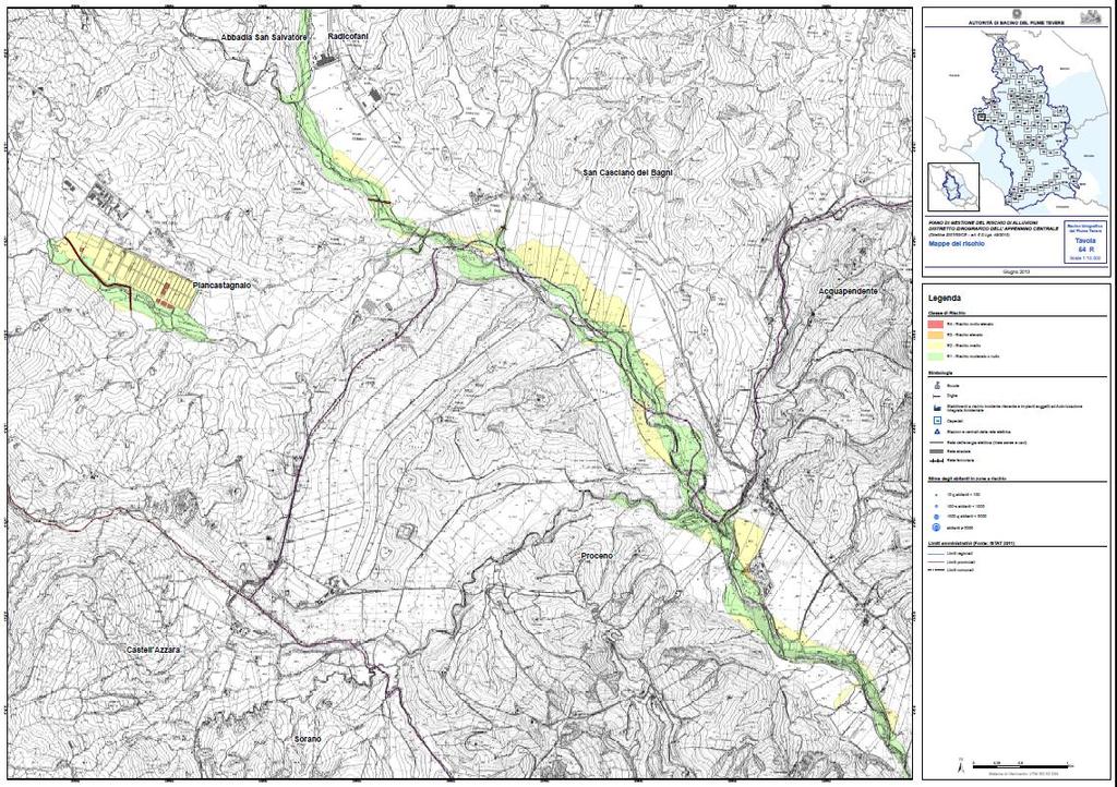 Mappe di Rischio del fiume Paglia, Torrente