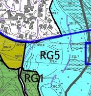 AREA 21 - zona PARCO: - recepimento della zona fluviale PAI e