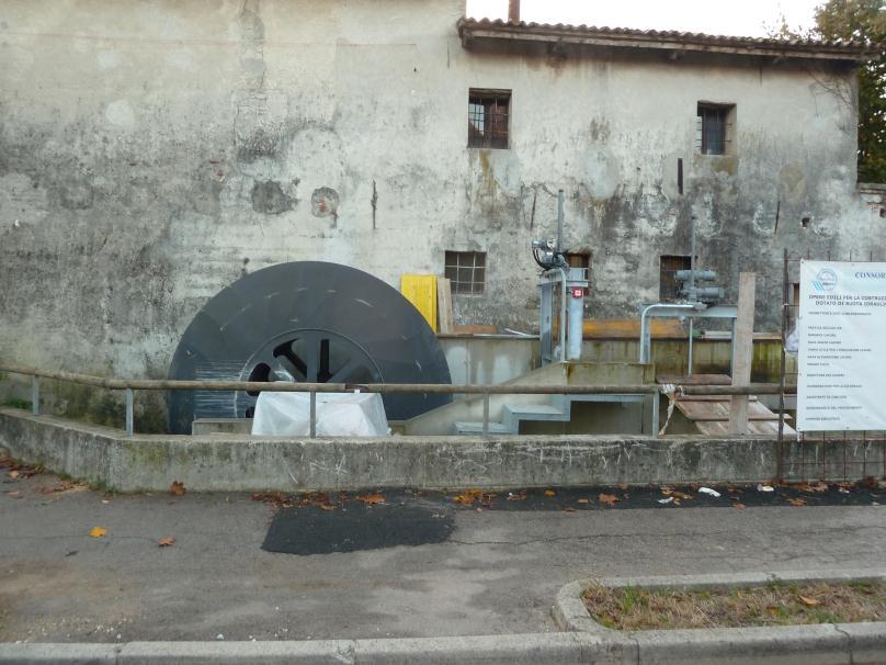 - realizzazione di un impianto idroelettrico dotato di ruota idraulica sulla roggia Cappella Brentellona in comune di Galliera Veneta (terminata, a giorni l allacciamento ENEL e quindi l entrata in