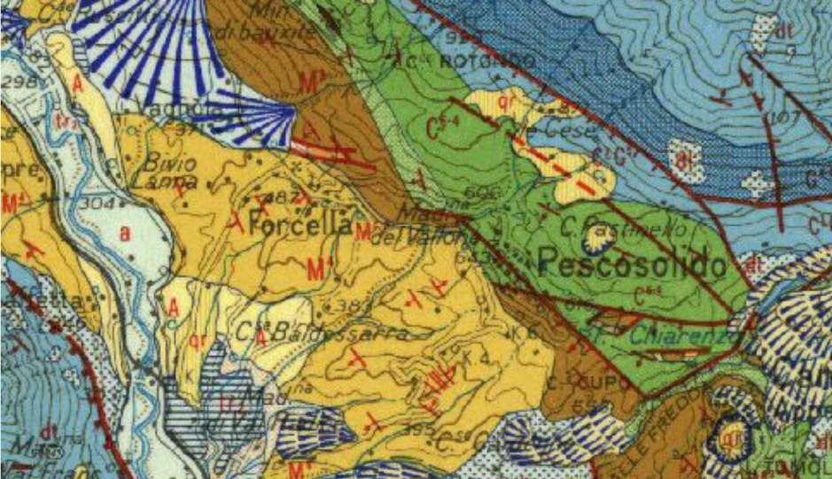 L area è stata oggetto di studi approfonditi da parte della scuola geologica romana negli anni 60. PAROTTO M. (1969) - Geologia. In: Accordi B., Angelucci A., Avena G.C., Bernardini F., Boni C. F., Bruno F.