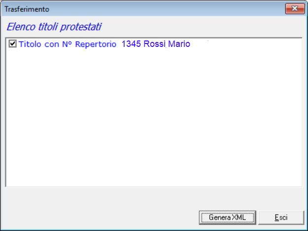 Pagina 4 Clic su Genera XML 4