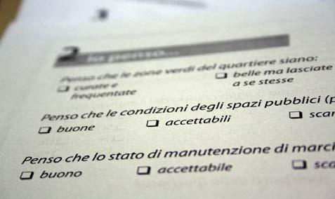 figli a scuola: le domande spaziano dalla percezione degli spazi pubblici alle