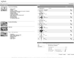 ULTERIORE DOCUMENTAZIONE SUI PRODOTTI TI Xylect Xylect è un software di selezione pompe dotato di un ampio database disponibile online.