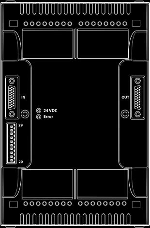 Cxxxx, si possono collegare anche tutti i contenitori di espansione della serie Saia PCD. Bus I/O per moduli semplici Messa a terra per moduli I/O PCD2.C2000 PCD2.