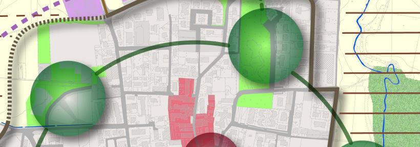Il sistema del verde urbano, oltre a prevedere il potenziamento di Bosco in Città, individua
