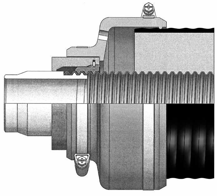 4.331 Raccordo di giunzione Mini CASAFLEX-UNO / DN 20 DN 40 / PN 16 Il raccordo di giunzione CASAFLEX Mini è stato appositamente progettato per i collegamenti domestici fino a DN 40.