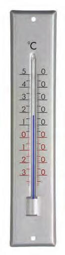 3048 Termometro a parete da interno ed esterno in plastica
