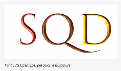 INDESIGN CC 2019 FONT SVG SVG ed Emoji InDesign supporta i font SVG OpenType, per esempio i font colorati e i font emoji.