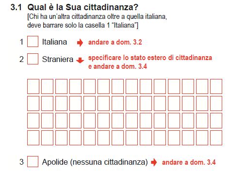 Modello CP1: Quesiti bloccanti