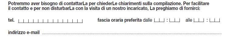 Come recuperare le informazioni Sul questionario Presenti Se il contatto non è possibile, il rilevatore dovrà recarsi presso la famiglia per