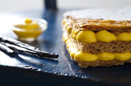 MILLEFOGLIE SFOGLIA CON CREMA PASTICCERA ALLA VANIGLIA DEL