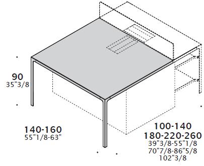 Finiture piano e top access: Laminato, Acciaio Inox, Ceramica, Vetro acidato retrolaccato.