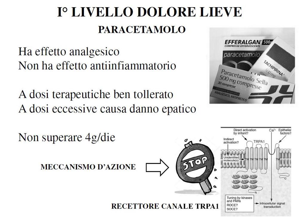 TERAPIA FARMACOLOGICA DEL DOLORE IMPULSO DI ALLARME