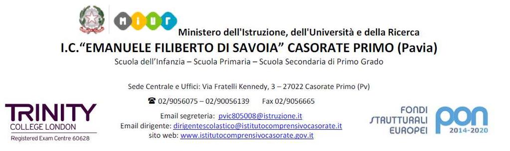 AGLI ATTI ALL ALBO DELL ISTITUTO AL SITO WEB DELL ISTITUTO AGLI ISTITUTI SCOLASTICI STATALI DELLA PROVINCIA DI PAVIA A TUTTI GLI INTERESSATI OGGETTO: Avviso pubblico riservato al personale interno