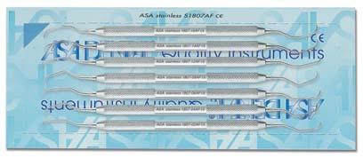 NEW AF Type Curettes AF Type Curettes AF Type Curette Curette AF Curette MF S1807AF Serie da 7 pezzi. Set of 7.