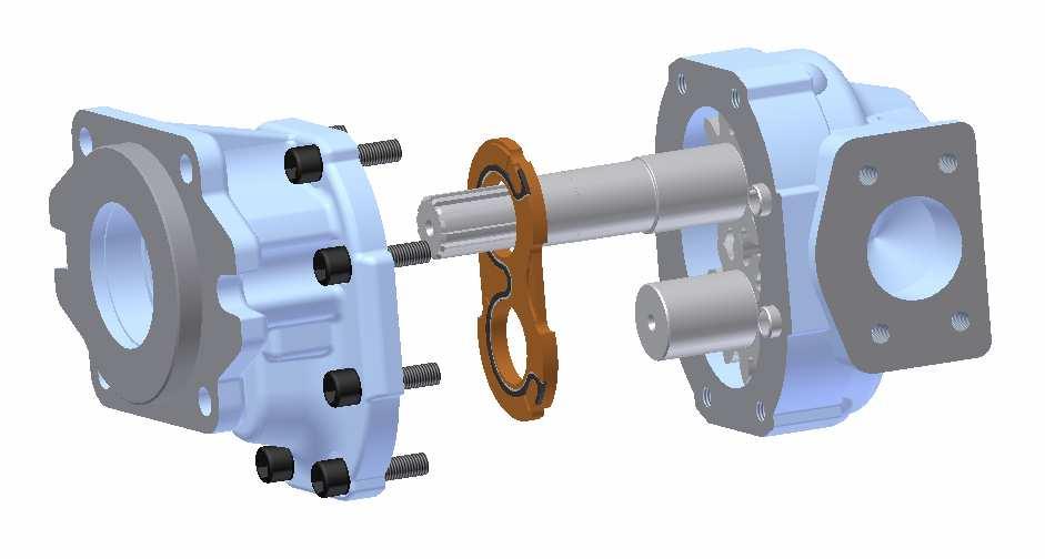 CAMBIO DEL SENSO DI ROTAZIONE DELLE POMPE W4 CHANGING ROTATION OF THE PUMP W4 Rotazione sinistra Anticlockwise rotation Rotazione destra Clockwise rotation Aspirazione Inlet Aspirazione Inlet Il