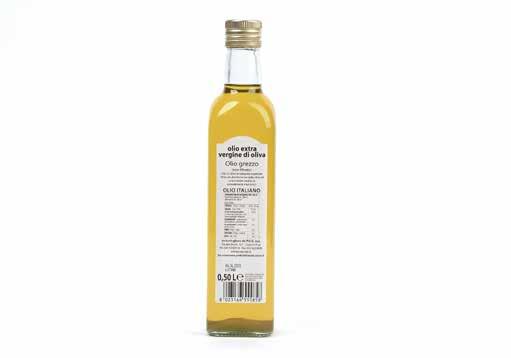 10 Olio extravergine di Oliva italiano, grezzo non filtrato 0,50 L Un olio dal sapore e profumo intenso immancabile nella spesa della Fattoria Margherita.