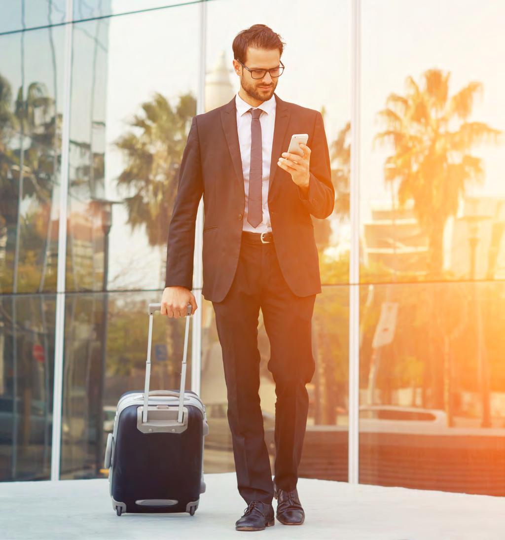 Business travel Abbiamo selezionato un partner qualificato per gestire a 360 gradi il business travel a condizioni agevolate, ottimizzando il tempo e le risorse di chi si trova in viaggio per lavoro.
