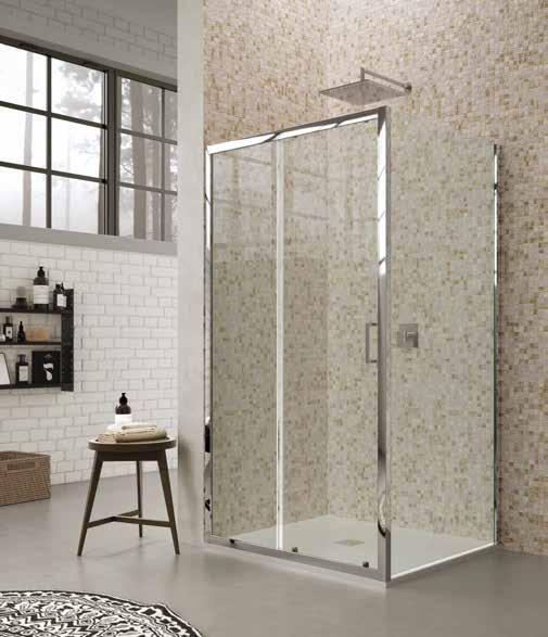 Storm 190 Porta scorrevole Trasparente + Stampato Q Sliding door Clear glass + Cloth glass Porta scorrevole Sliding door Trasparente + Stampato Q Clear glass + Cloth glass Make your choice