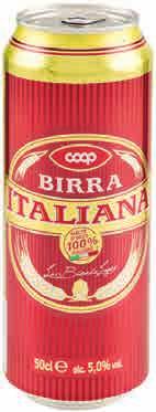 al kg BIRRA BIONDA ITALIANA COOP 100% malto d'orzo