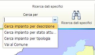 Una volta entrati nella Viewer di cartografia, occorrerà individuare la zona in cui si deve eseguire la Verifica di assoggettabilità a VIA.