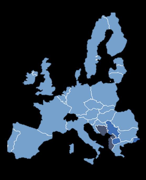 Asimmetrie Geografiche Volumi relativi alle offerte di lavoro contenenti la parola «manager» in Europa (EU28) esclusa UK