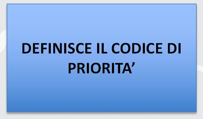 DEFINISCE IL CODICE DI