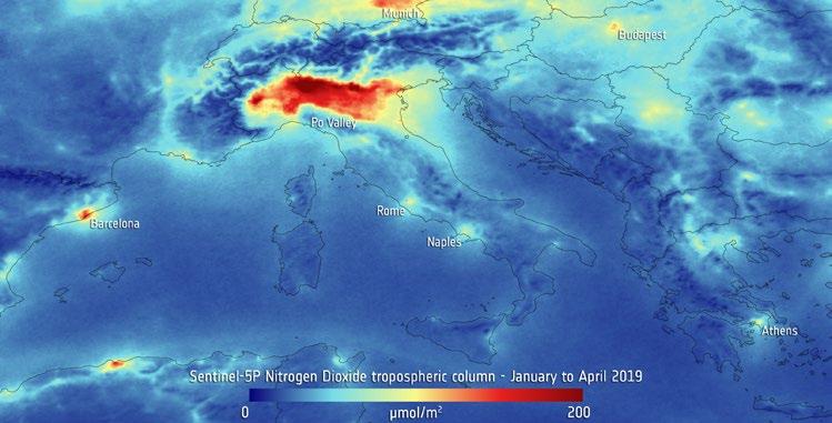 Inquinamento atmosferico: concentrazione di biossido di azoto in Italia Released date: Thu,