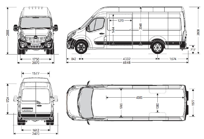 MOVANO DIMENSIONI L4H3 T.