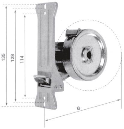 Modello STAR PIU - Avvolgitore e placca Avvolgitore STAR zincato 4m 135 mm Cintino 23 x 1,8 23 x 1,8 83AS6 11 m 20 x 1,2 83AS11 83AS4-4 m per