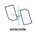 Il sistema triclino è diviso in due classi: 1) CLASSE PINACOIDALE (ഥ1) o della albite ഥ1 -