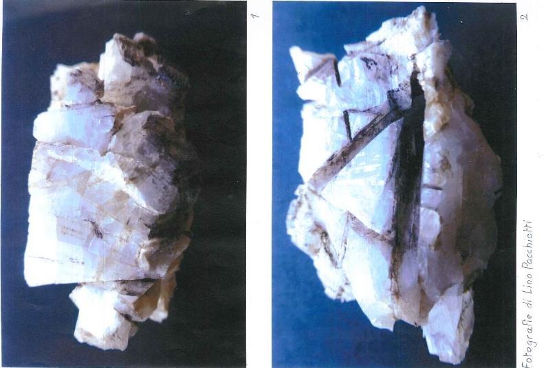 UN INCONSUETA CRISTALLIZZAZIONE DEL QUARZO Alcuni campioni di quarzo cristallizzato sono stati raccolti nelle Alpi Marittime dallo scrivente e dal suo compagno di ricerche Tino Aime, nei periodi