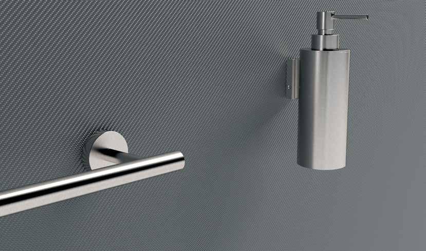 WIRE TOKYO STEEL SSTXDIA954 Dispenser in acciaio INOX spazzolato. Brushed stainless steel dispenser.