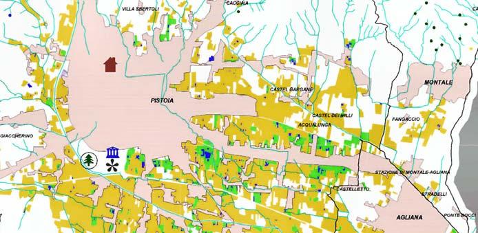 Dati settore vivaistico Pistoia 5200 ha; -di cui >1000 ha in